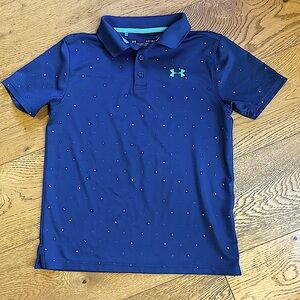 Under Armor teal polo size 12